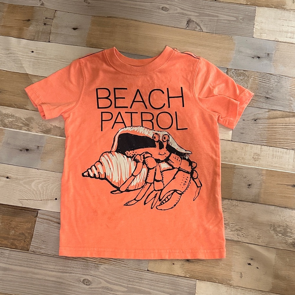 Beach Patrol Kids Orange T-Shirt